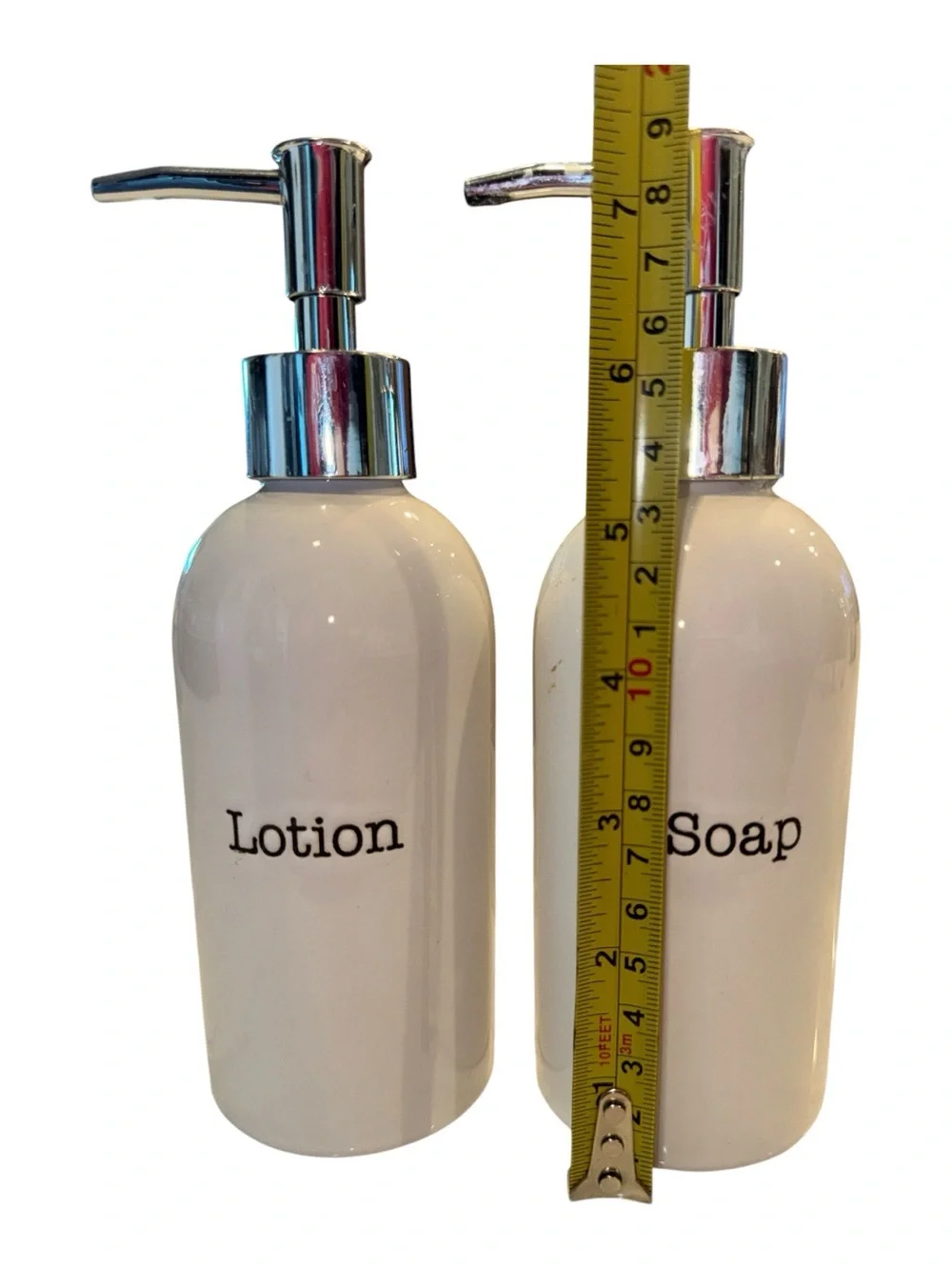 Mud Pie Farmhouse Inspired Lotion and Soap Pump Set
